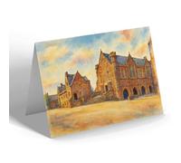 GREETING CARD - The School, Repton - Vintage Art Style