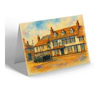 GREETING CARD - The Ship Hotel, Weybridge - Vintage Art Style