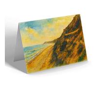 GREETING CARD - The Shore, Kirk Michael - Vintage Art Style