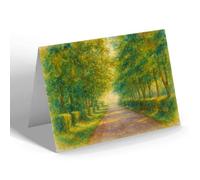 GREETING CARD - The Shore Road, Pilling - Vintage Art Style