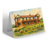 GREETING CARD - The Singing Kettle, Lloc - Vintage Art Style