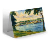 GREETING CARD - The St Seriol, Menai Bridge - Vintage Art Style