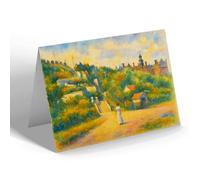 GREETING CARD - The Steps & Felix Hotel, Felixstowe - Vintage Art Style