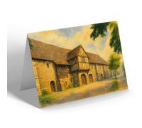 GREETING CARD - The Tithe Barn, Maidstone - Vintage Art Style