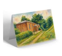 GREETING CARD - The United Methodist Chapel, Tathwell - Vintage Art Style