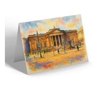 GREETING CARD - The Walker Art Gallery, Liverpool - Vintage Art Style
