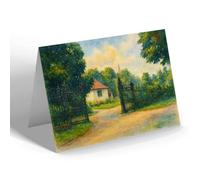 GREETING CARD - The Warren Lodge, Humberstone - Vintage Art Style