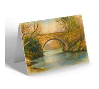 GREETING CARD - Vicars Bridge, Dollar. Memory Thomas Forrest - Vintage Art Style