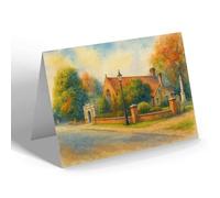 GREETING CARD - Victoria Hall, Fordham - Vintage Art Style