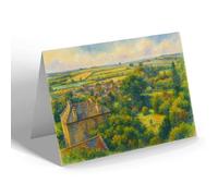 GREETING CARD - View from Church Tower, Salford - Vintage Art Style