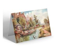 GREETING CARD - Vintage Berkshire - Reading. the River Kennett