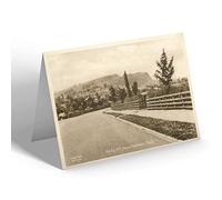 GREETING CARD - Vintage Cheshire - Helsby Hill from Frodsham Road