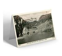 GREETING CARD - Vintage Devon - Burgh Island Hotel Bathing Pool, Bigbury-on-Sea