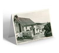 GREETING CARD - Vintage Devon - Pilchard Inn, Burgh Island, Bigbury-on-Sea