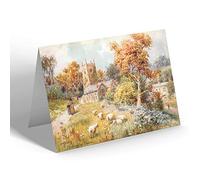 GREETING CARD - Vintage Devon - Torquay. Cockington Church