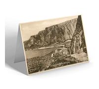 GREETING CARD - Vintage Devon - View from the Quay, Hartland