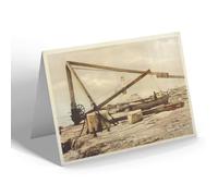 GREETING CARD - Vintage Dorset - The Lighthouse, Portland Bill (b)