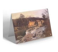 GREETING CARD - Vintage Durham - Mains Mill, Barnard Castle (b)