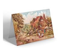 GREETING CARD - Vintage Essex - The Road To Ongar from Chelmsford