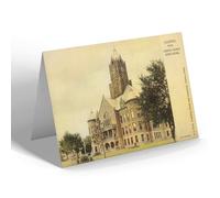GREETING CARD - Vintage Iowa USA - Clinton. Clinton County Court House (b)