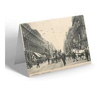 GREETING CARD - Vintage Lancashire - Manchester. Market Street (3)
