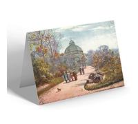 GREETING CARD - Vintage Lancashire - The Palm House, Sefton Park, Liverpool