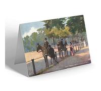 GREETING CARD - Vintage London - Early Morning, Rotten Row, Hyde Park
