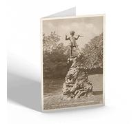 GREETING CARD - Vintage London - Peter Pan Statue, Kensington Gardens (2)