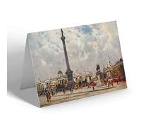 GREETING CARD - Vintage London - Trafalgar Square & National Gallery (3)