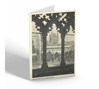 GREETING CARD - Vintage London - Victoria Tower from Abbey Cloisters Westminster