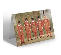 GREETING CARD - Vintage Military - The Yeomen of the Guard (five Yeomen)