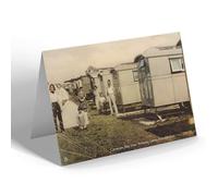 GREETING CARD - Vintage Norfolk - Caravan, Sea View Holiday Camp, Hunstanton (b)