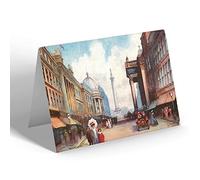GREETING CARD - Vintage Northumberland - Grey Street, Newcastle-on-Tyne
