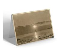 GREETING CARD - Vintage Scotland - A Parting Gleam, Orkney