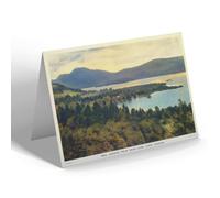 GREETING CARD - Vintage Scotland - Ben Lomond from near Luss, Loch Lomond (b)