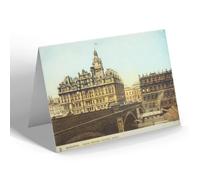 GREETING CARD - Vintage Scotland - Edinburgh. North British Station Hotel (b)