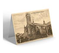 GREETING CARD - Vintage Scotland - Parish Church, Morningside, Edinburgh