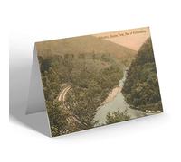 GREETING CARD - Vintage Scotland - Pitlochry. Queens View, Pass of Killiecrankie