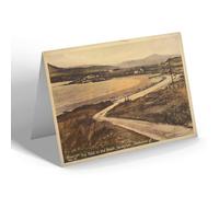 GREETING CARD - Vintage Scotland Road to Beach, Sandgreen, Gatehouse of Fleet b