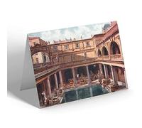 GREETING CARD - Vintage Somerset - Roman Baths, Bath (1)
