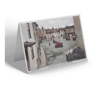 GREETING CARD - Vintage Somerset - The Square from the Church, Axbridge (b)