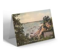 GREETING CARD - Vintage Suffolk - Birds Eye View Of River Deben, Waldringfield b