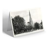 GREETING CARD - Vintage Surrey - St. James' Church, Weybridge