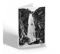 GREETING CARD - Vintage Wales - Aber Falls (1)