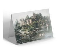 GREETING CARD - Vintage Wales - Chepstow Castle (ac)