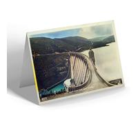 GREETING CARD - Vintage Wales - Craig Goch Dam, Elan Valley (ac)