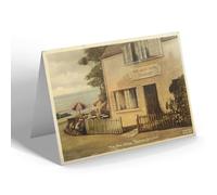 GREETING CARD - Vintage Wales - The Blue China Teashop, Criccieth (b)
