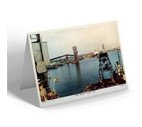 GREETING CARD - Vintage Yorkshire - King George V Dock, Hull (cc)