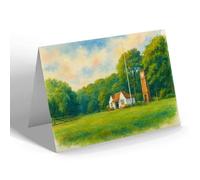 GREETING CARD - Ward Jackson Park, West Hartlepool (a) - Vintage Art Style