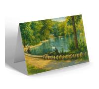 GREETING CARD - Ward Jackson Park, West Hartlepool (c) - Vintage Art Style